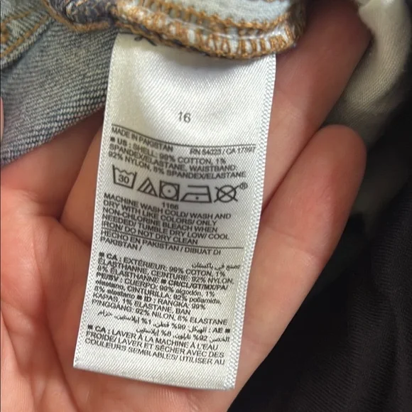 Denim Blue Women's Maternity Shorts - Picture 6 of 6